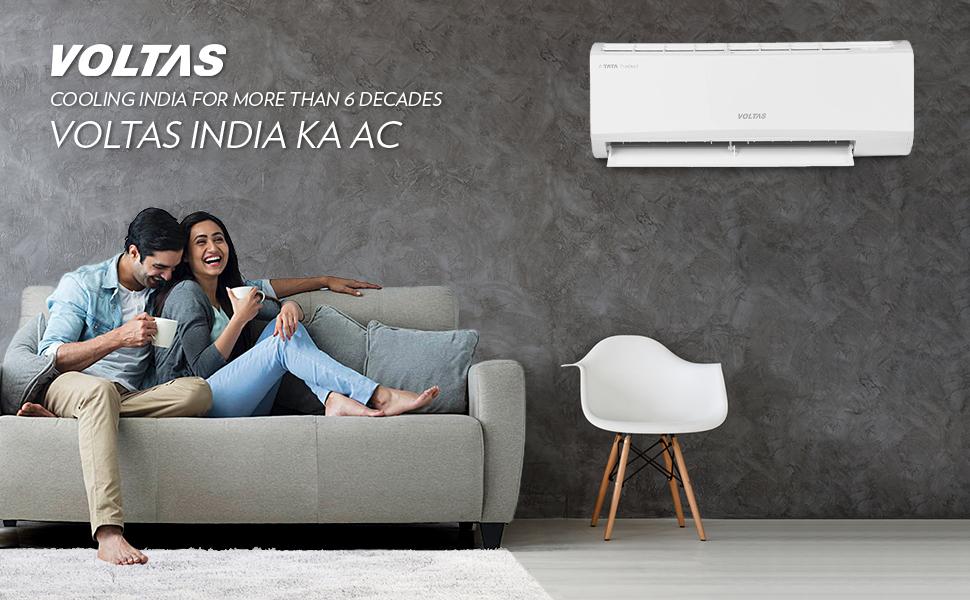 voltas 1 ton 3 star non inverter split ac