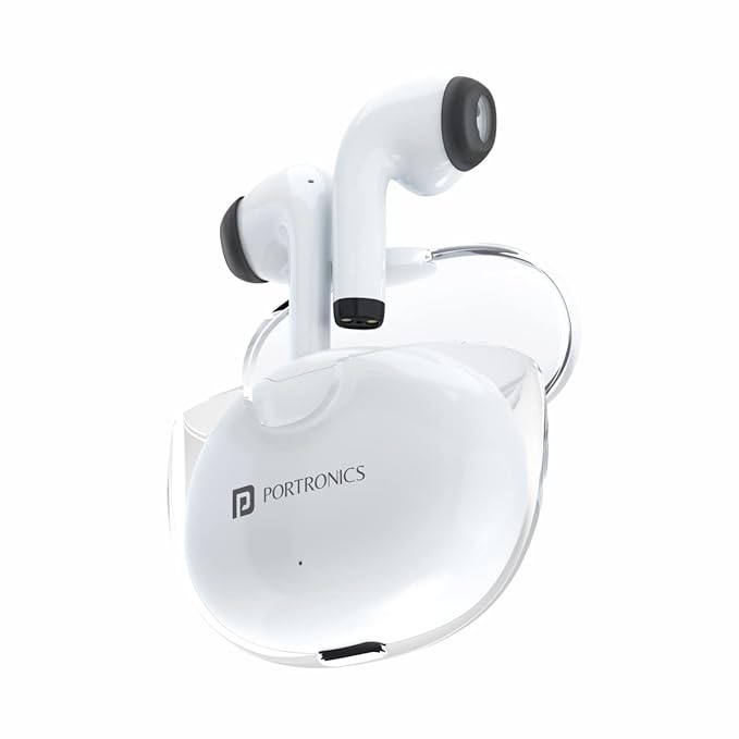 Portronics harmonics twins 22 smart tws airpods bluetooth online headset