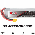 GNB-4000MAH 3S1P 11.1V 50C LIPO BATTERY