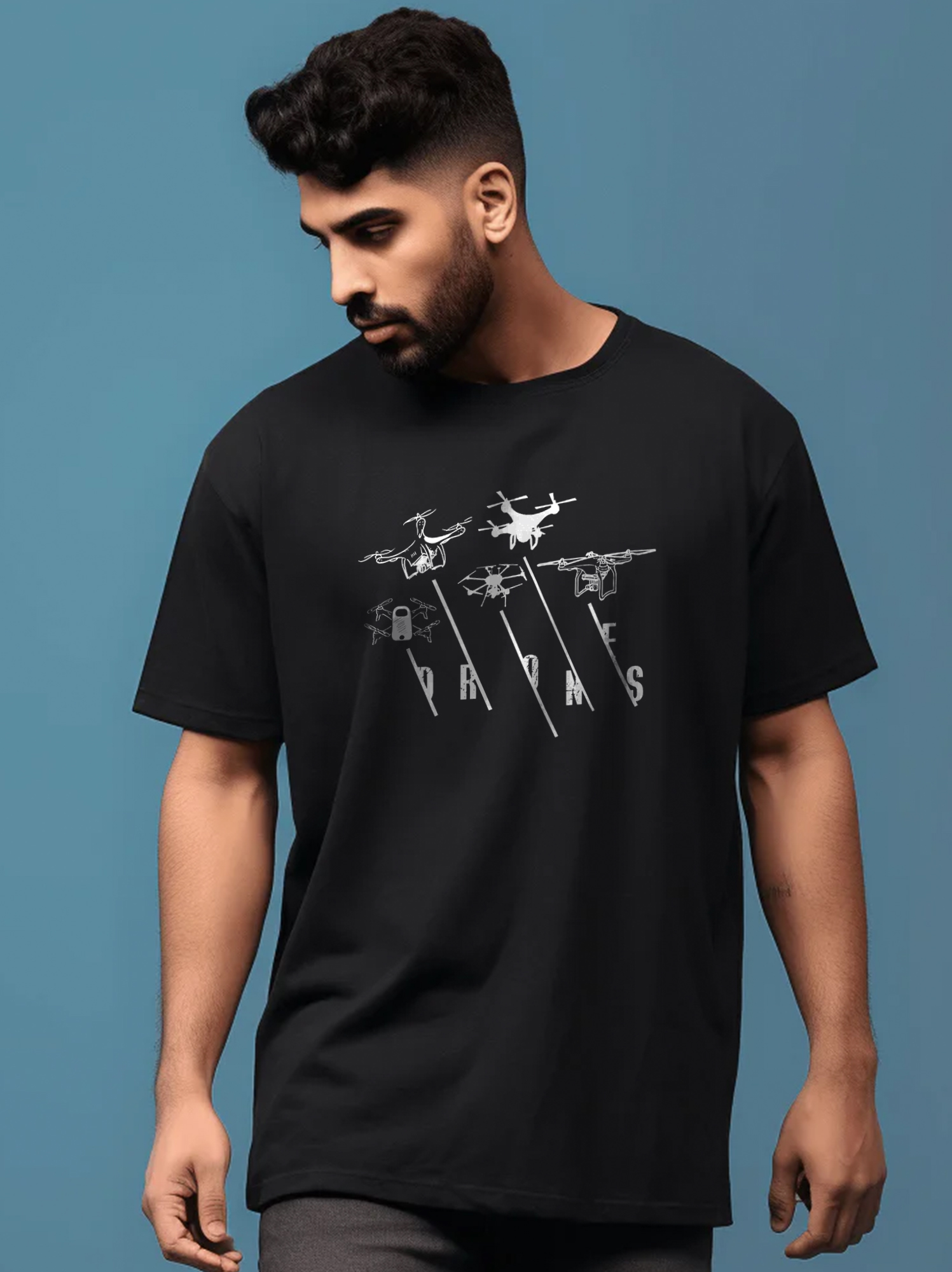 Drone Fleet Oversize Fit Unisex Tee-shirt