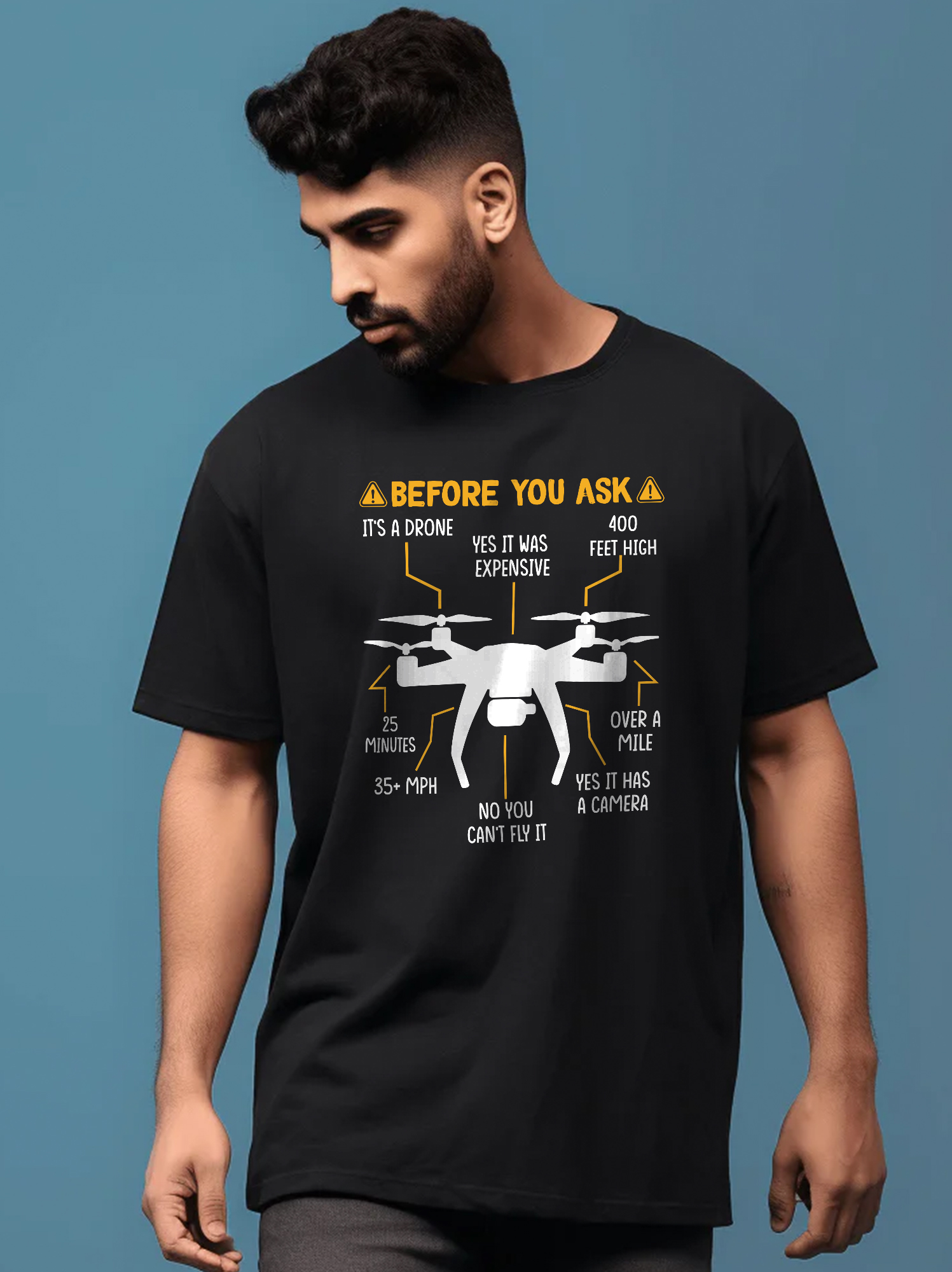 Before You Ask FAQ Oversize Fit Unisex Tee-shirt