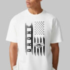 Drone Enthusiast's Flag Oversized fit Unisex Tee shirt