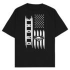 Drone Enthusiast's Flag Oversized fit Unisex Tee shirt