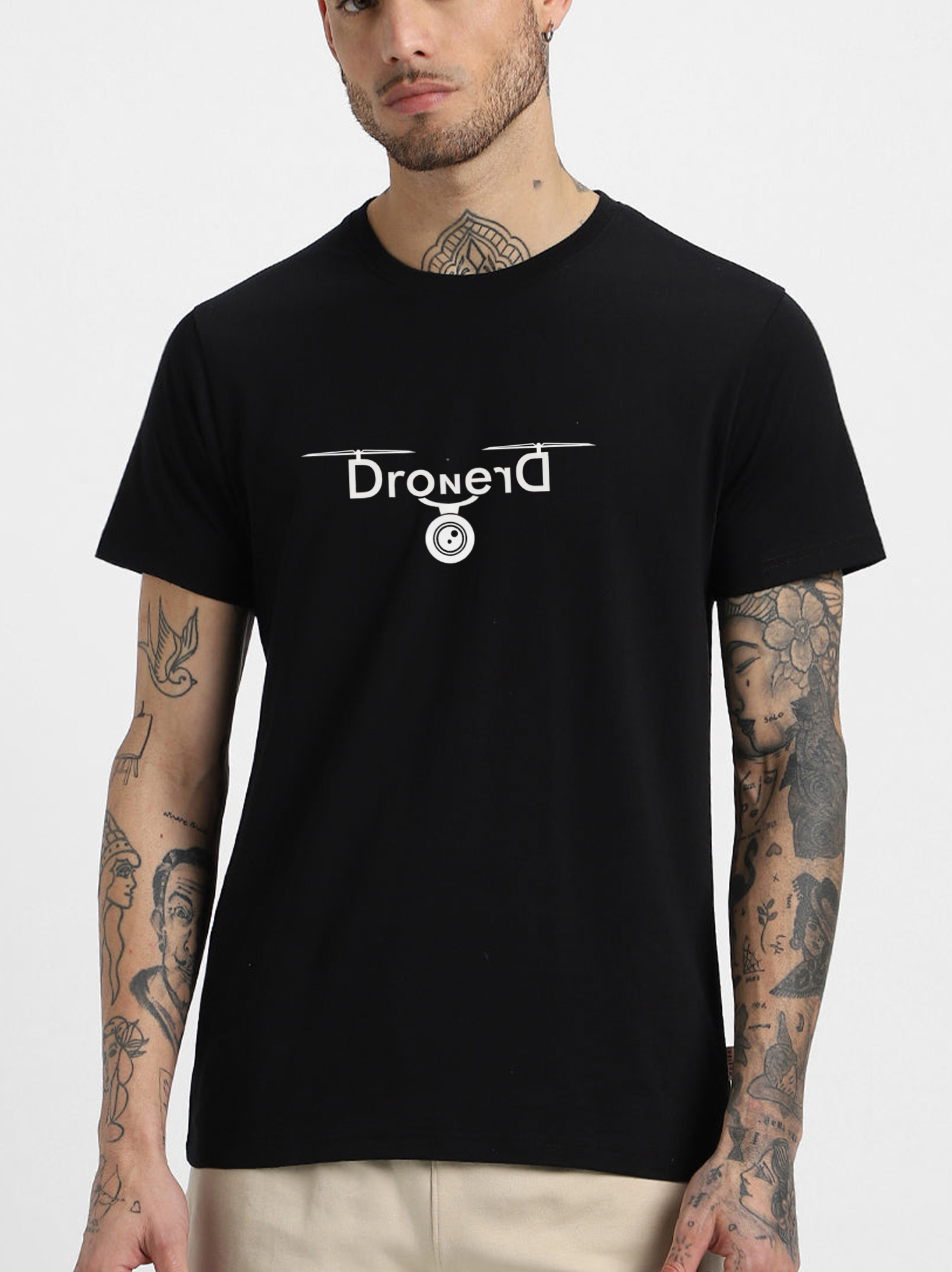 Drone Nerd Classic Cotton Tee-shirt