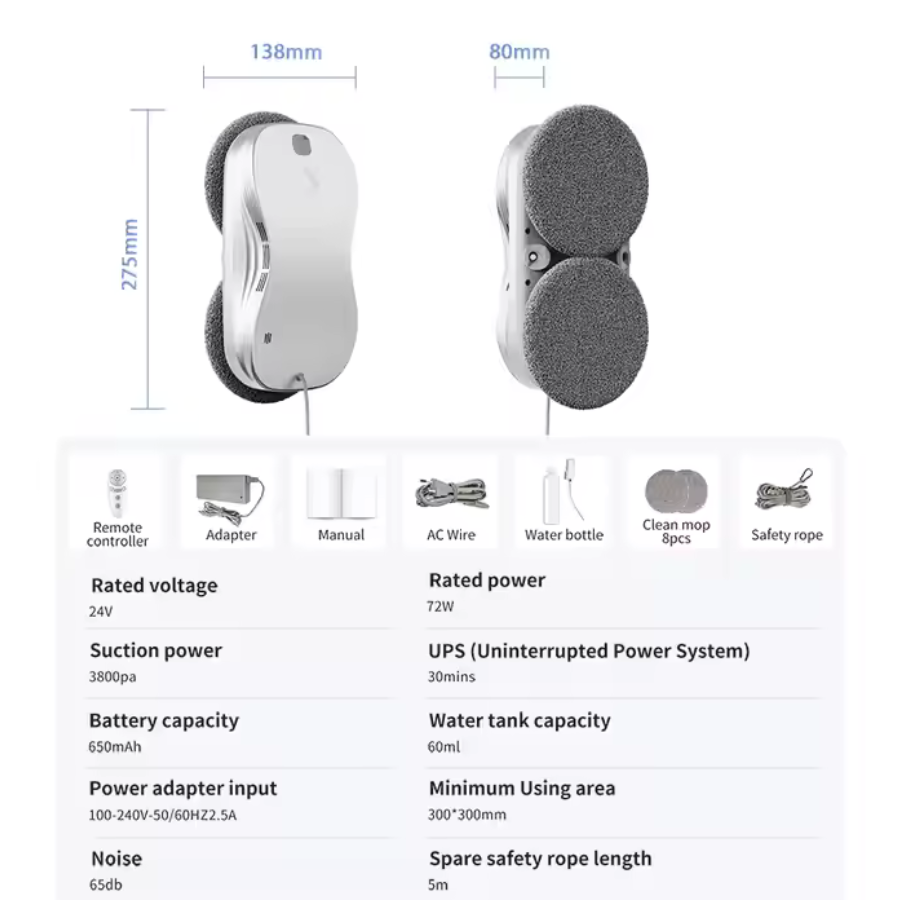 Premium Automatic Window Cleaner Robot